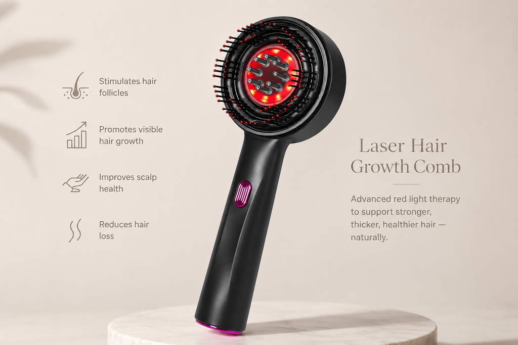 Laser Hair Growth Comb & Sculp Massager